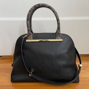 Henri Bendel Dome Satchel Bag with Shoulder Strap
